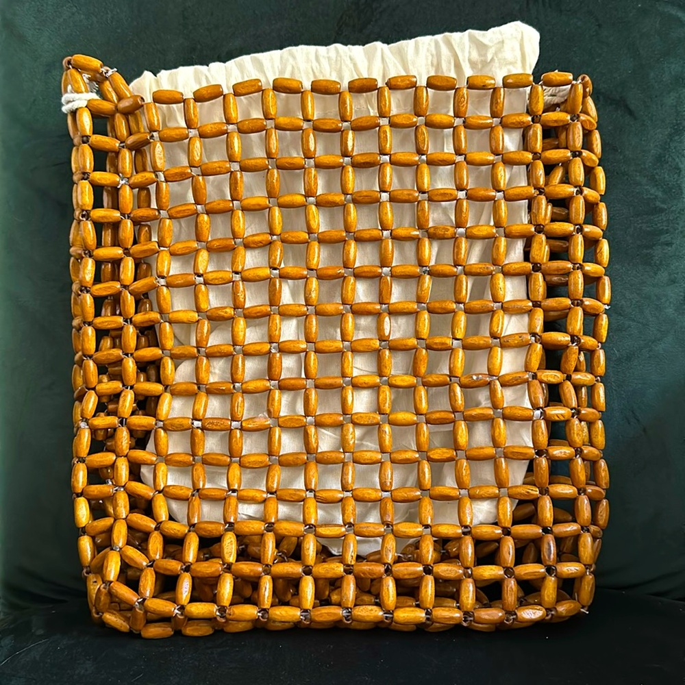 Wooden Beaded Shoulder bad